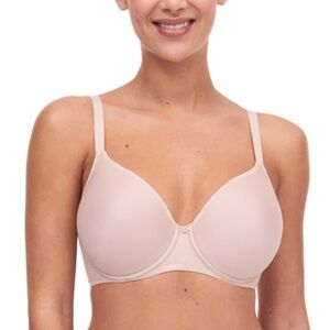 Chantelle Comfort Chic Full Coverage Memory Foam T-Shirt Bra, Rose, 32F, NWT